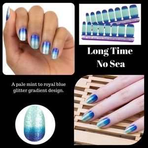 New Color street nail polish strips women long time no sea